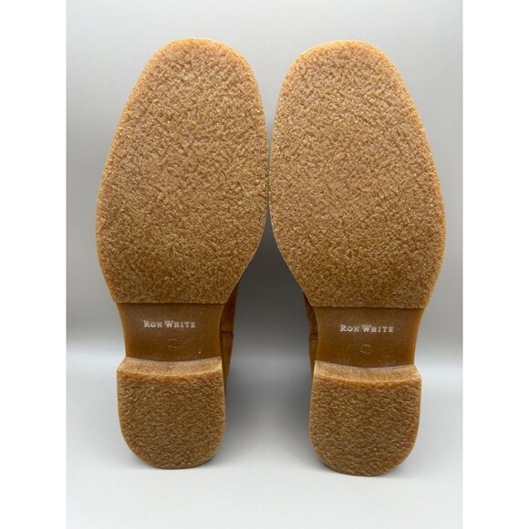 Ron White Hoda Women's Suede, Loafers HorseBit Buckle Cognac Size 40 (9) - Picture 9 of 12